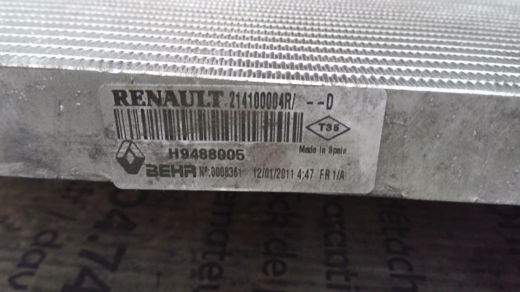 Radiateur eau RENAULT LAGUNA 3 PHASE 2 Diesel - 1