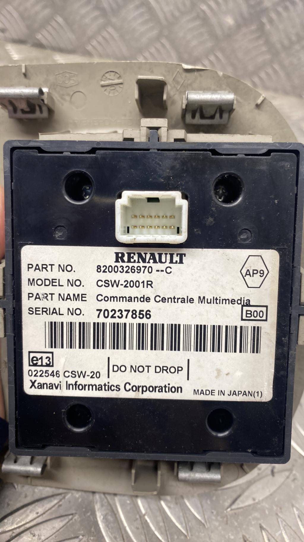 Commande autoradio RENAULT GRAND SCENIC 2 PHASE 2 Diesel - 1