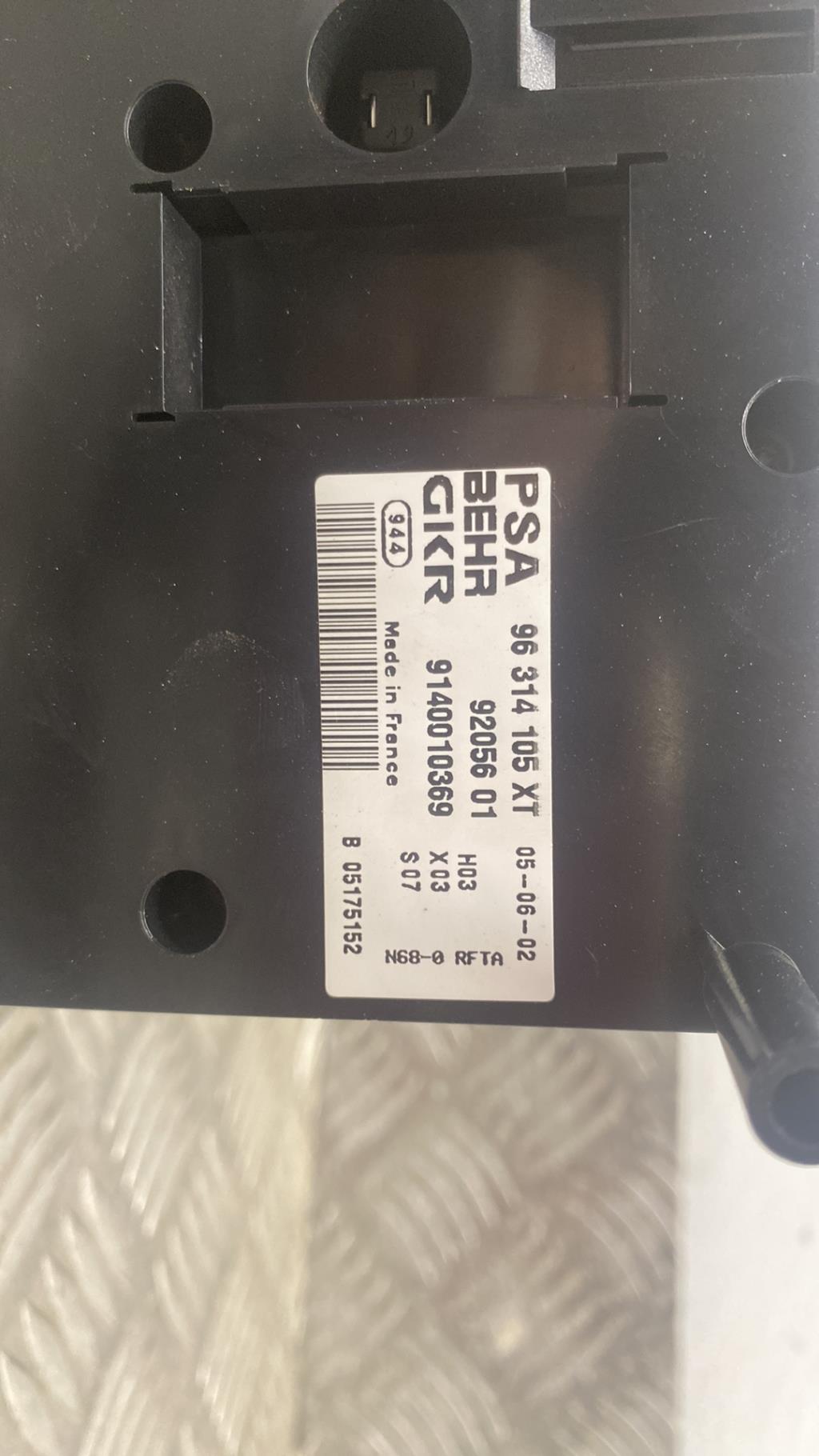 Commande chauffage CITROEN XSARA PICASSO  - 1
