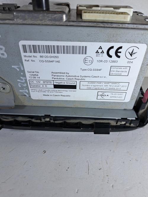 Image Autoradio d'origine - PEUGEOT 108