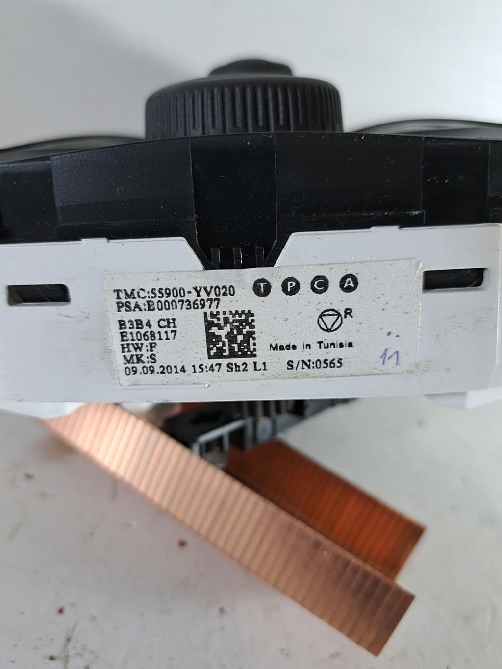 Commande chauffage PEUGEOT 108 Essence - 1