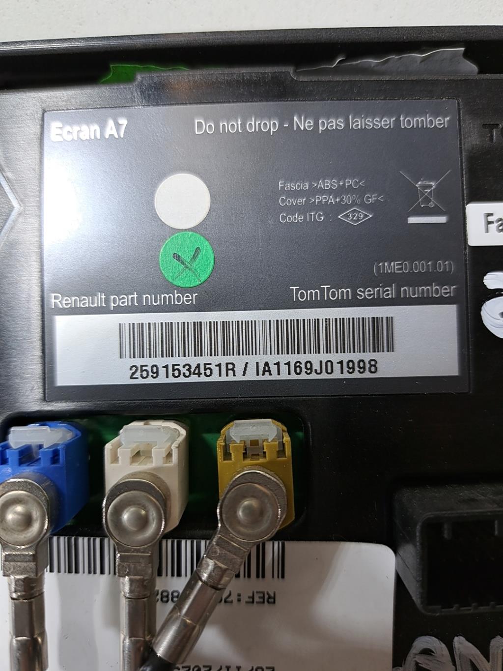 Ecran GPS RENAULT MEGANE 3 PHASE 1 Essence/Ethanol - 1