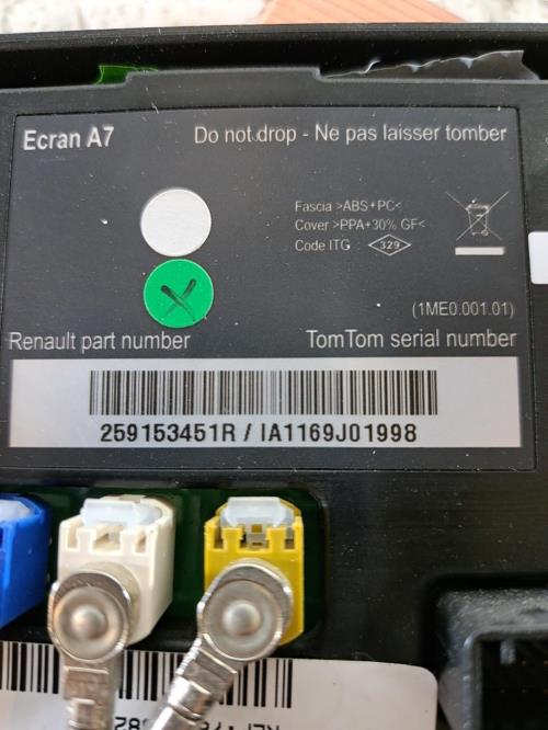 Image Ecran GPS - RENAULT MEGANE 3