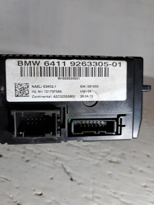Image Commande chauffage - BMW SERIE 3 E92