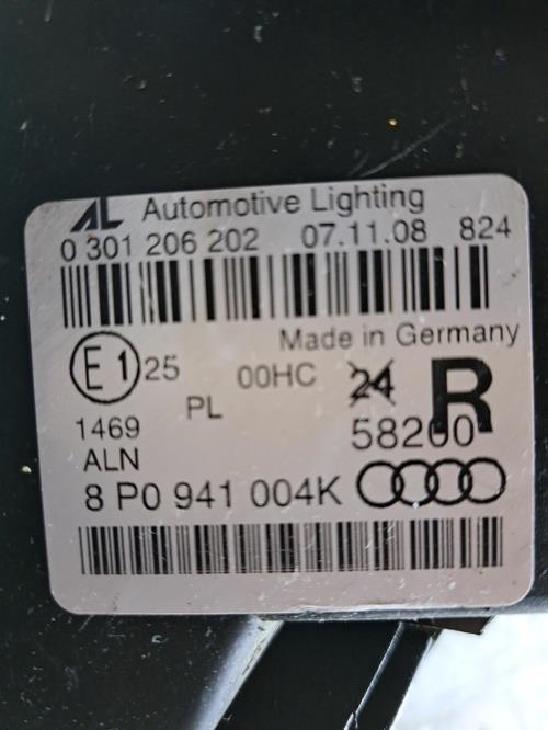 Image Optique avant principal droit (feux)(phare) - AUDI A3 2
