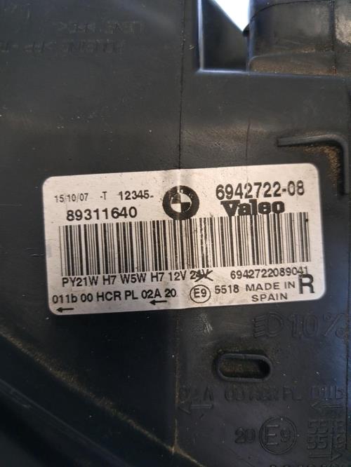 Image Optique avant principal droit (feux)(phare) - BMW SERIE 3 E90
