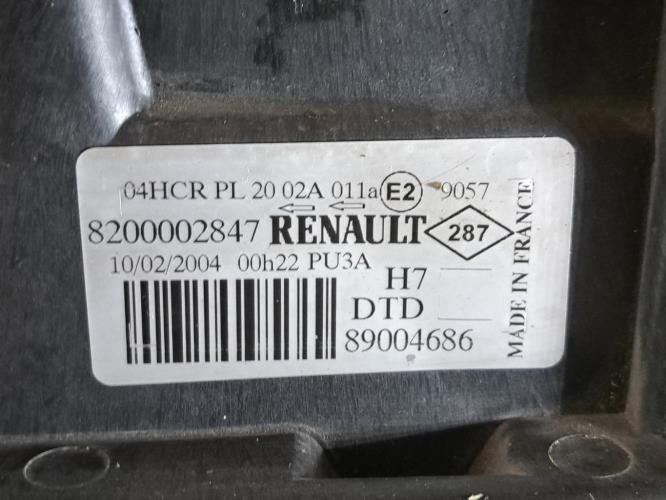 Image Optique avant principal droit (feux)(phare) - RENAULT LAGUNA 2