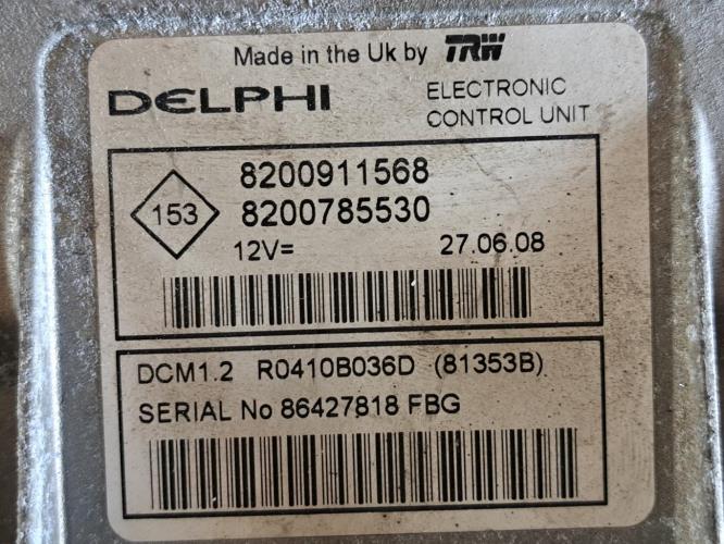 Image Calculateur moteur - DACIA LOGAN MCV 1