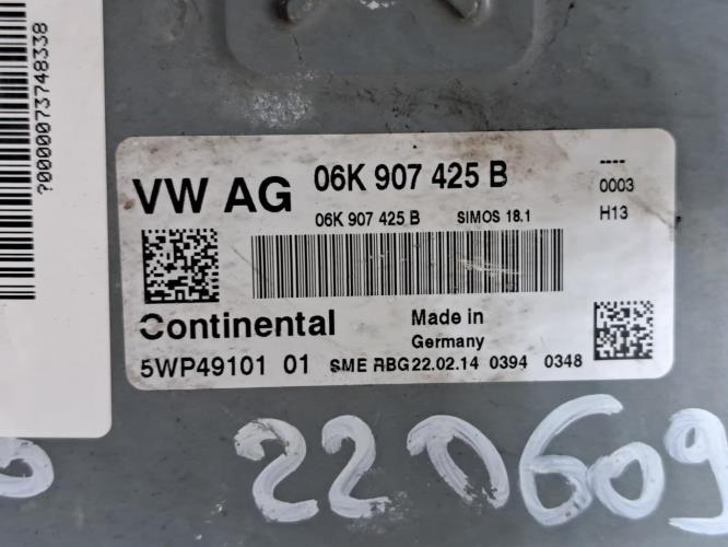 Image Calculateur moteur - VOLKSWAGEN GOLF 7