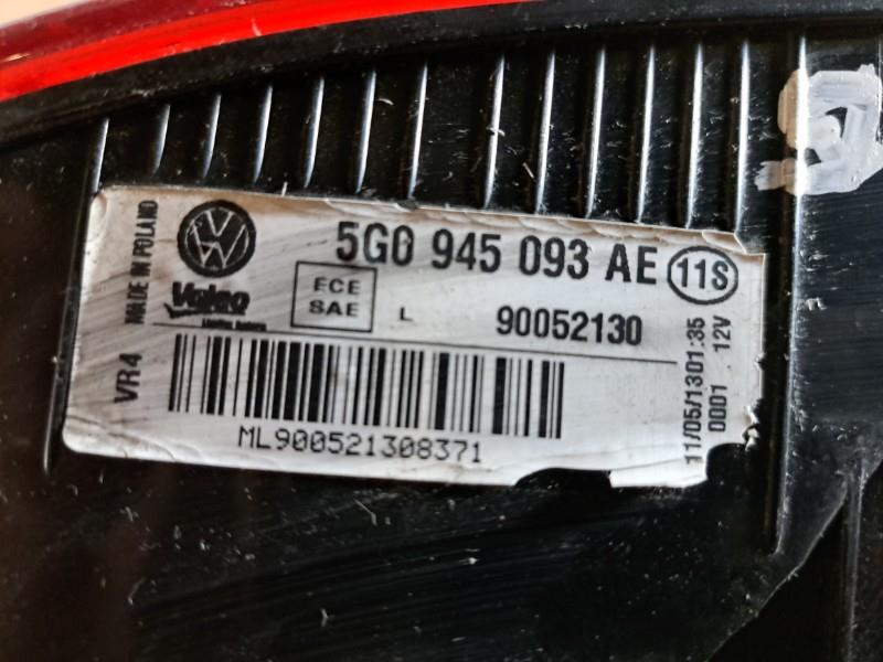 Feu arriere secondaire gauche (feux) VOLKSWAGEN GOLF 7 PHASE 1 Diesel - 1