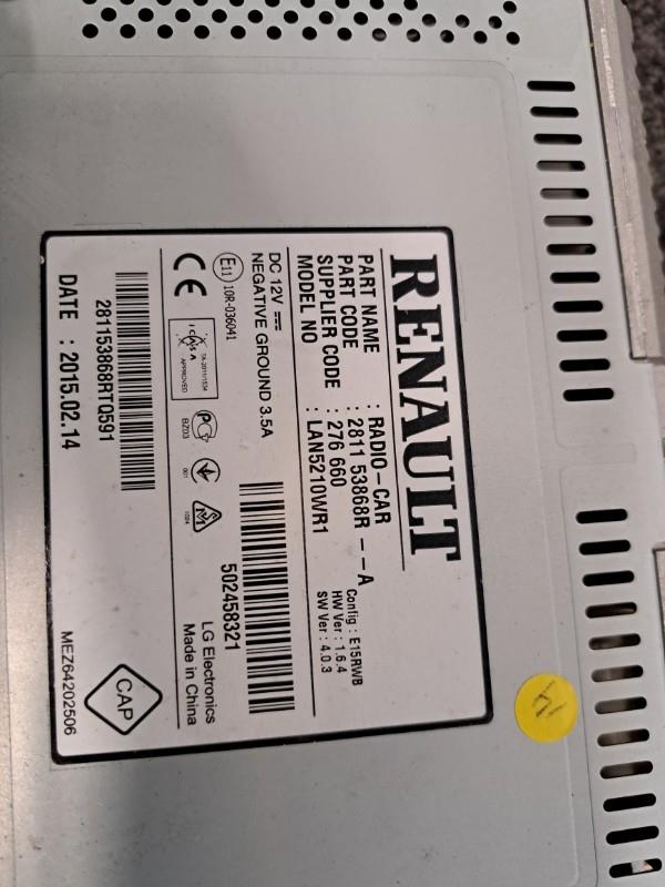 Autoradio d'origine RENAULT CLIO 4 PHASE 1  - 1