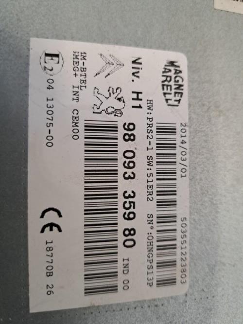 Image Autoradio d'origine - PEUGEOT 308 2