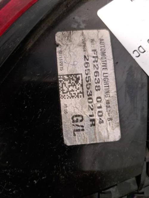 Image Feu arriere principal gauche (feux) - RENAULT CLIO 4