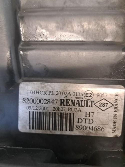 Image Optique avant principal droit (feux)(phare) - RENAULT LAGUNA 2