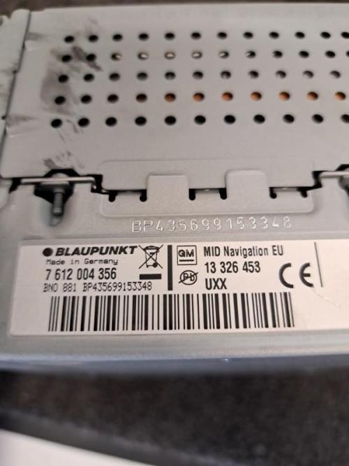 Image Autoradio d'origine - OPEL INSIGNIA 1