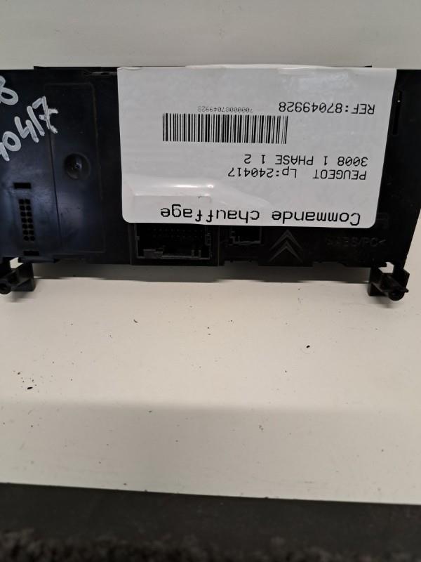 Commande chauffage PEUGEOT 3008 1 PHASE 1  - 1