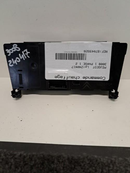 Image Commande chauffage - PEUGEOT 3008 1