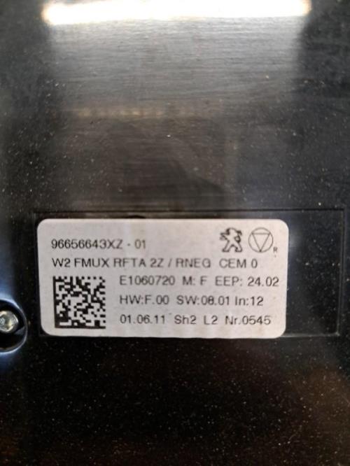 Image Commande chauffage - PEUGEOT 508 1