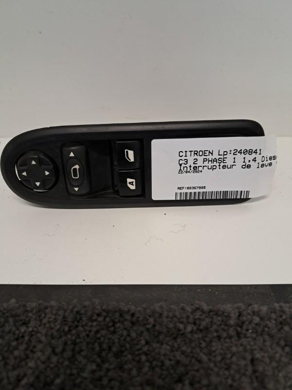 Interrupteur de leve vitre avant gauche CITROEN C3 2 PHASE 1  - 1