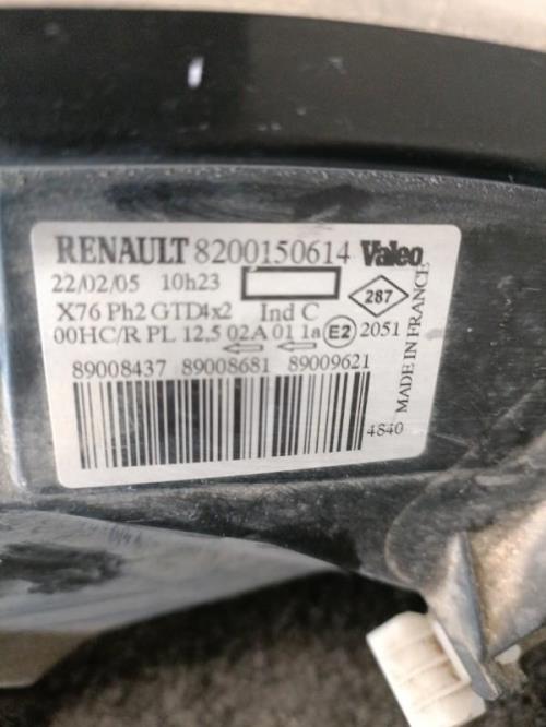 Image Optique avant principal gauche (feux)(phare) - RENAULT KANGOO 1