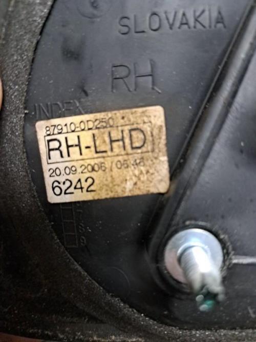 Image Retroviseur droit - TOYOTA YARIS 2