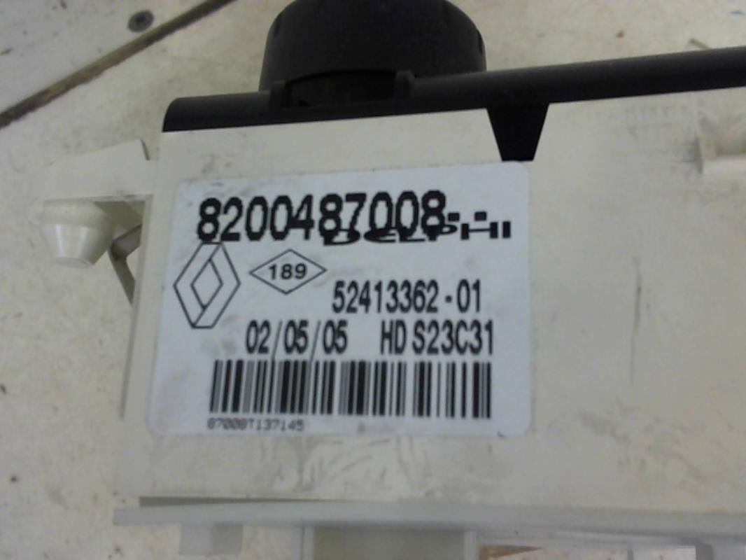 Commande chauffage RENAULT VEL SATIS PHASE 1 Diesel - 1
