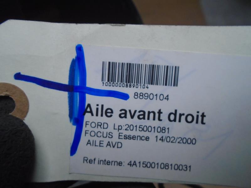 Aile avant droit FORD FOCUS 1 Essence - 1