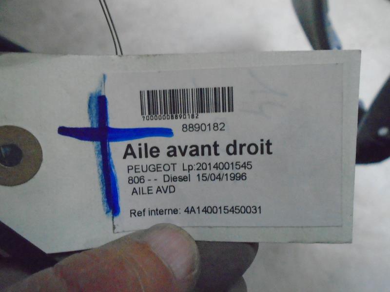 Aile avant droit PEUGEOT 806 Diesel - 1