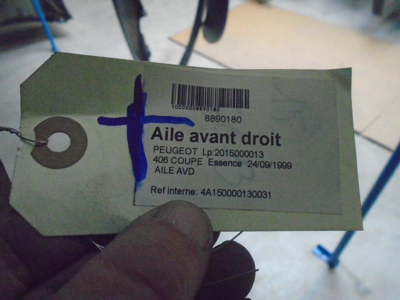 Aile avant droit PEUGEOT 406 COUPE Essence - 1