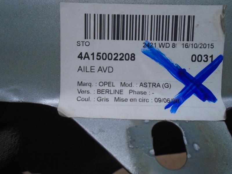 Aile avant droit OPEL ASTRA G Diesel - 1