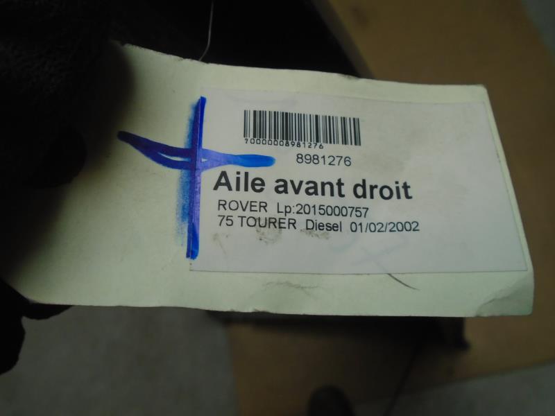 Aile avant droit ROVER 75 PHASE 1 BREAK Diesel - 1