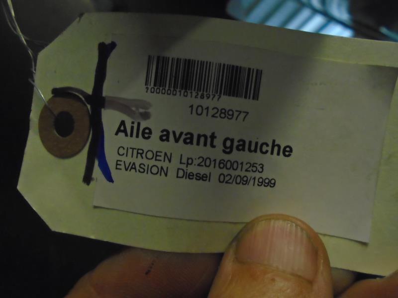 Aile avant gauche CITROEN EVASION PHASE 1 Diesel - 1