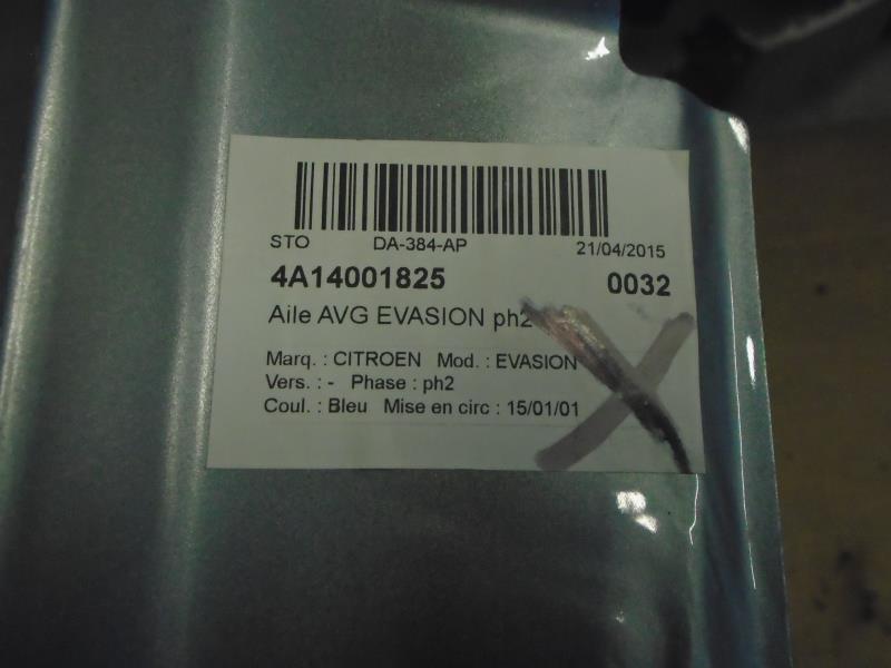 Aile avant gauche CITROEN EVASION PHASE 2 Diesel - 1