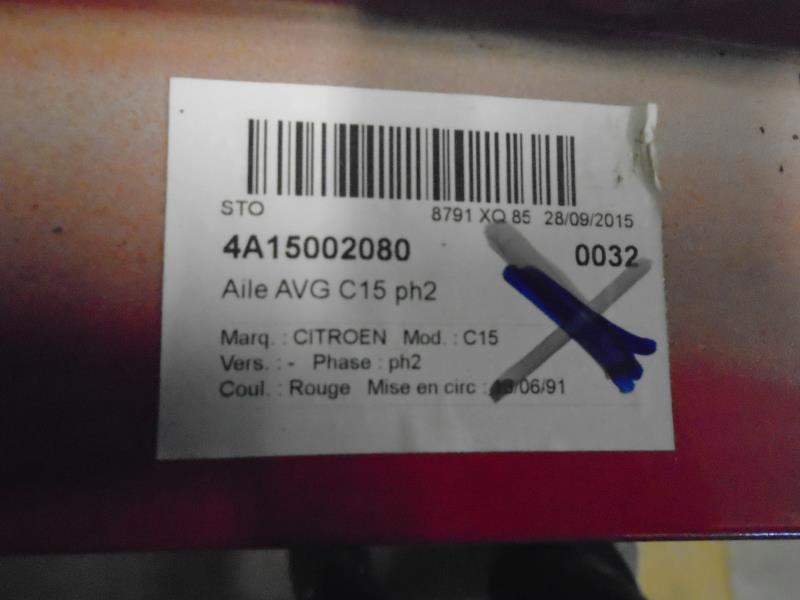 Aile avant gauche CITROEN C15 Essence - 1