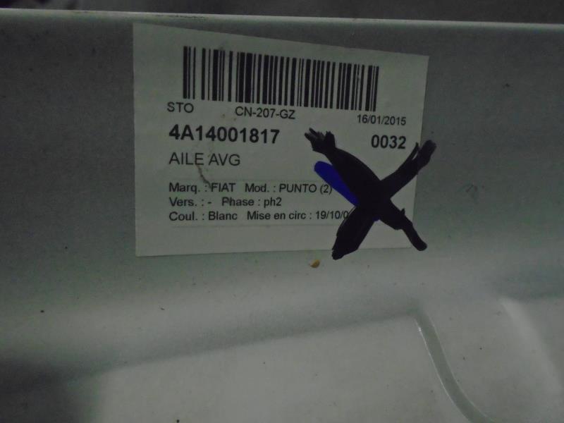 Aile avant gauche FIAT PUNTO 2 PHASE 2 Diesel - 1