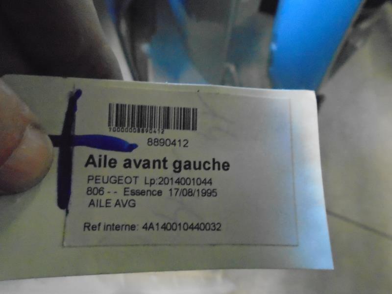 Aile avant gauche PEUGEOT 806 PHASE 1 Essence - 1