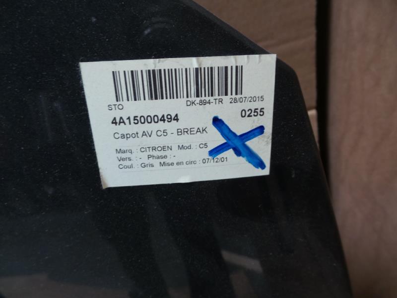 Capot CITROEN C5 1 PHASE 1 Diesel - 1