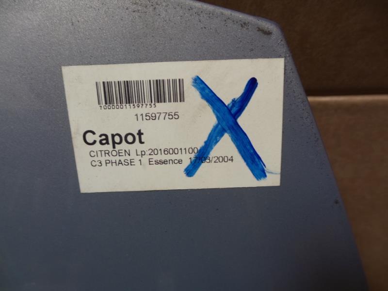 Capot CITROEN C3 1 PHASE 1 Essence - 1