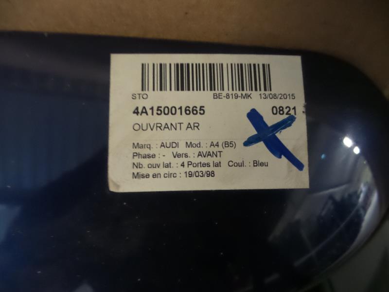 Malle/Hayon arriere AUDI A4 1 AVANT PHASE 1 BREAK Diesel - 1