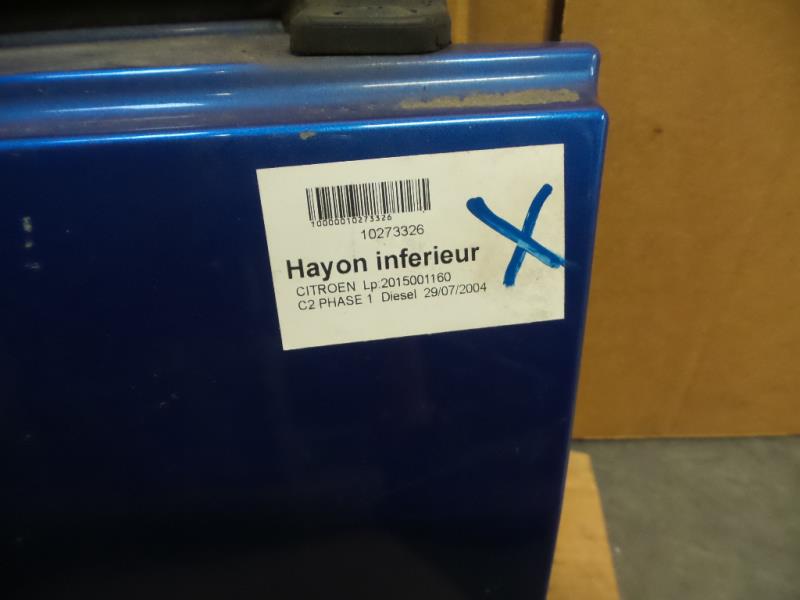 Hayon inferieur CITROEN C2 PHASE 1 Diesel - 1