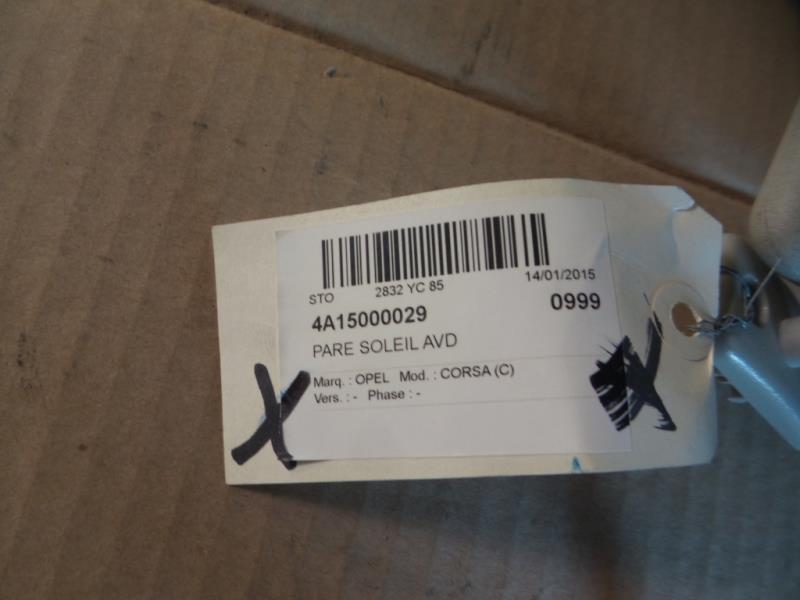 Pare soleil droit OPEL CORSA C PHASE 1 Diesel - 1