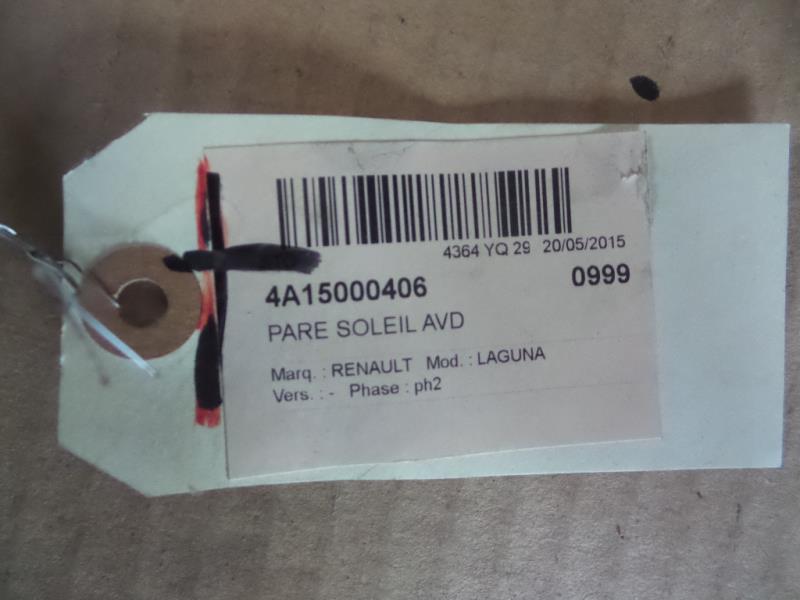 Pare soleil droit RENAULT LAGUNA 1 PHASE 2 Essence - 1