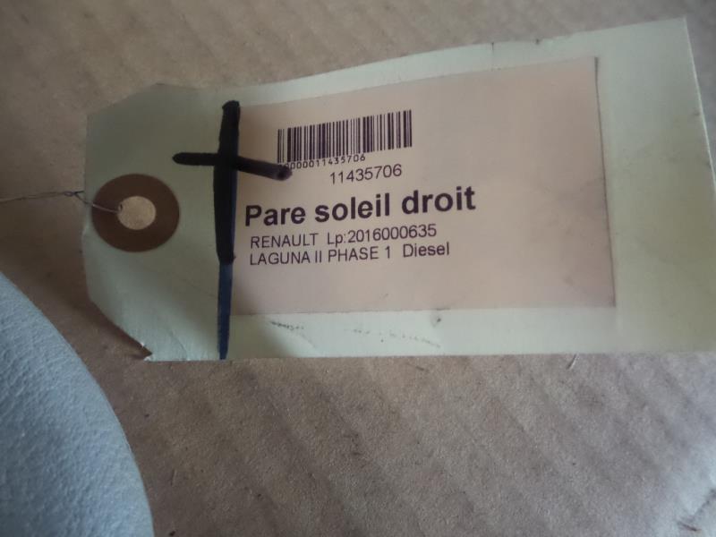 Pare soleil droit RENAULT LAGUNA 2 PHASE 1 Diesel - 1