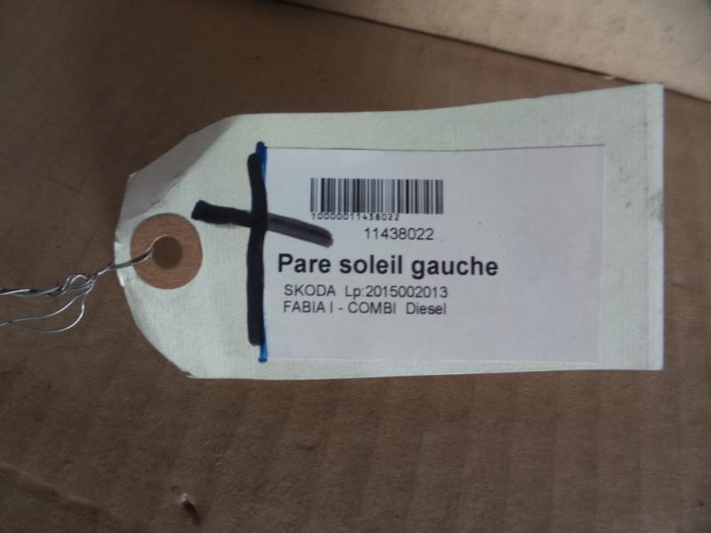 Pare soleil gauche SKODA FABIA 1 PHASE 1 BREAK Diesel - 1