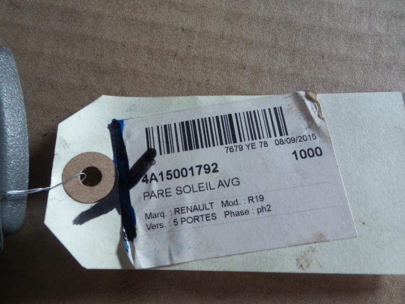 Pare soleil gauche RENAULT R19 PHASE 2 Essence - 1