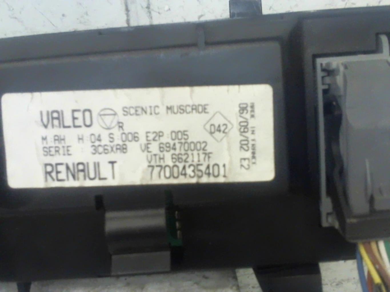 Commande chauffage RENAULT SCENIC 1 PHASE 2 Diesel - 1