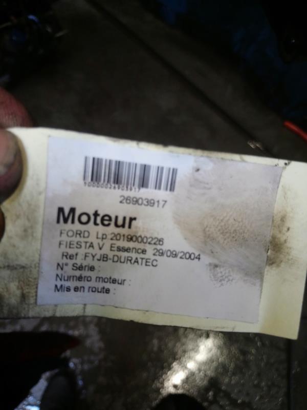 Moteur FORD FIESTA 5 PHASE 1 Essence - 1