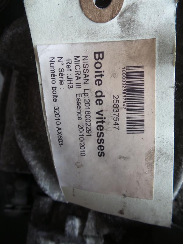 Boite de vitesses NISSAN MICRA 3 PHASE 3 Essence - 1