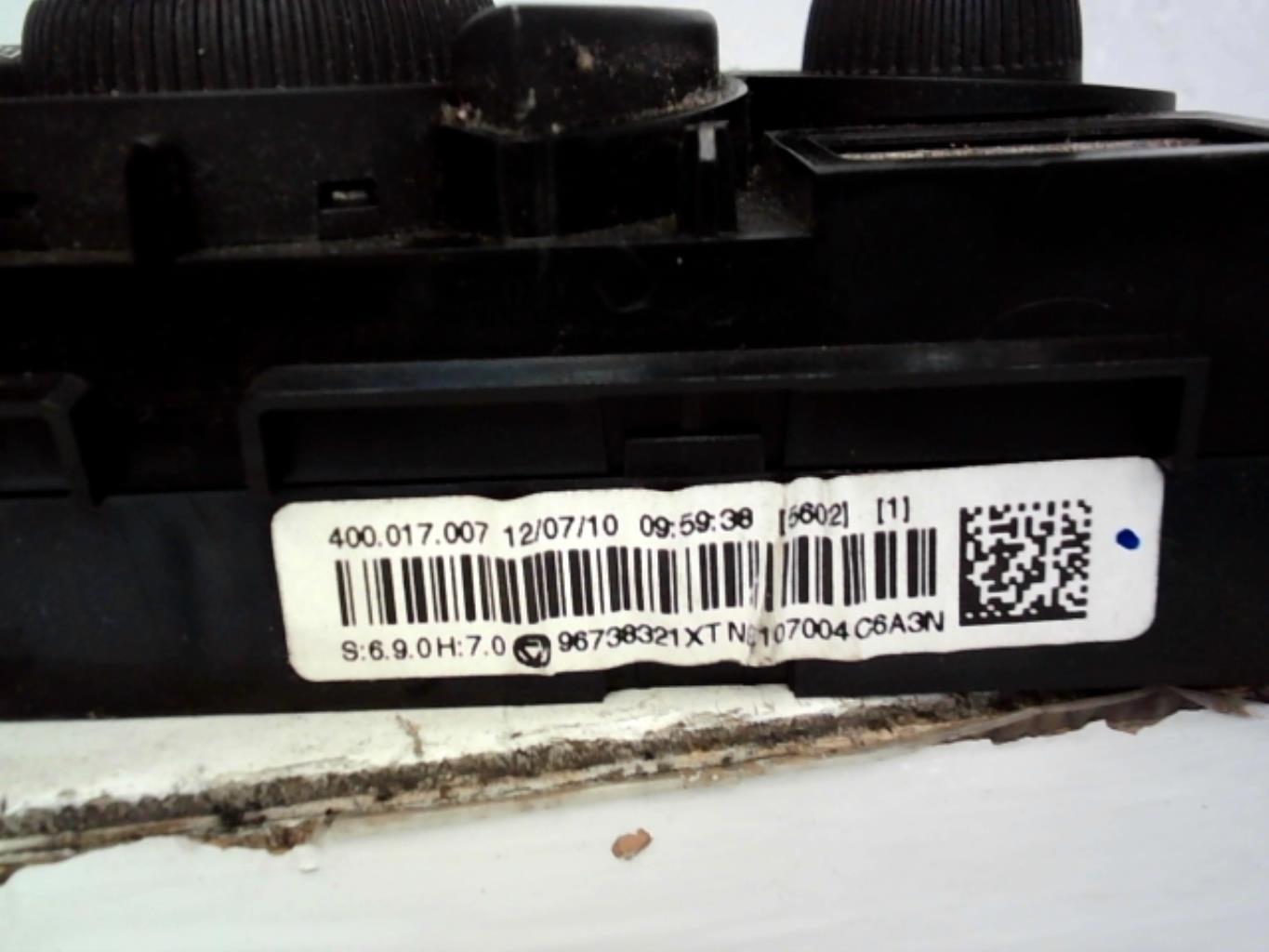 Commande chauffage PEUGEOT 5008 1 PHASE 1 Diesel - 1