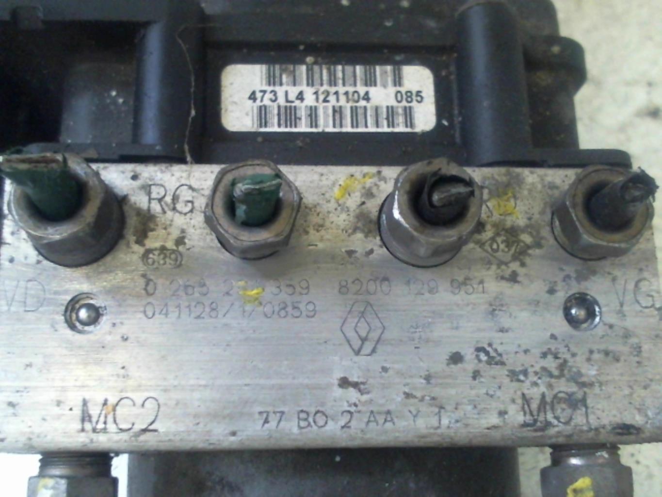 Bloc ABS (freins anti-blocage) RENAULT MODUS PHASE 1 Essence - 1